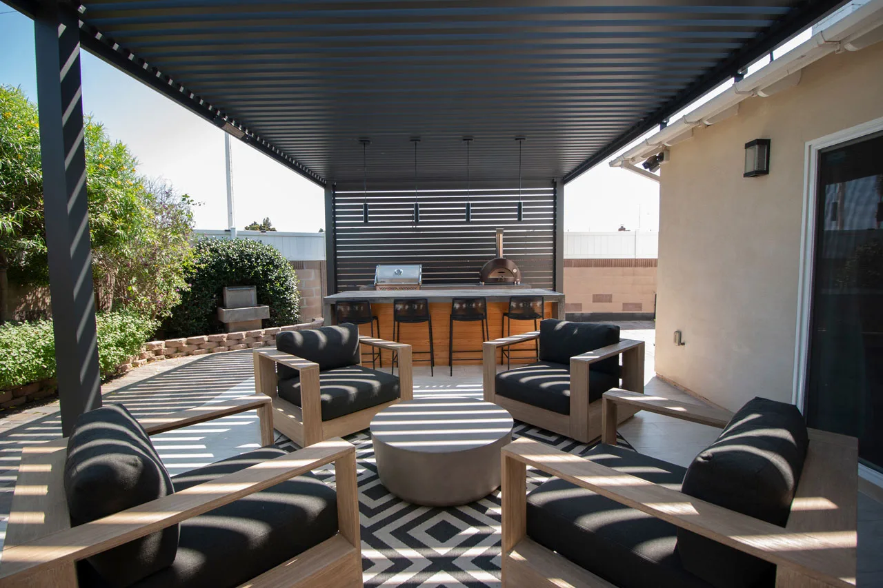 Elite L.A. Patios - Why 4K Aluminum Is the Gold Standard for Modern Patio Covers - patio with 4K aluminum cover