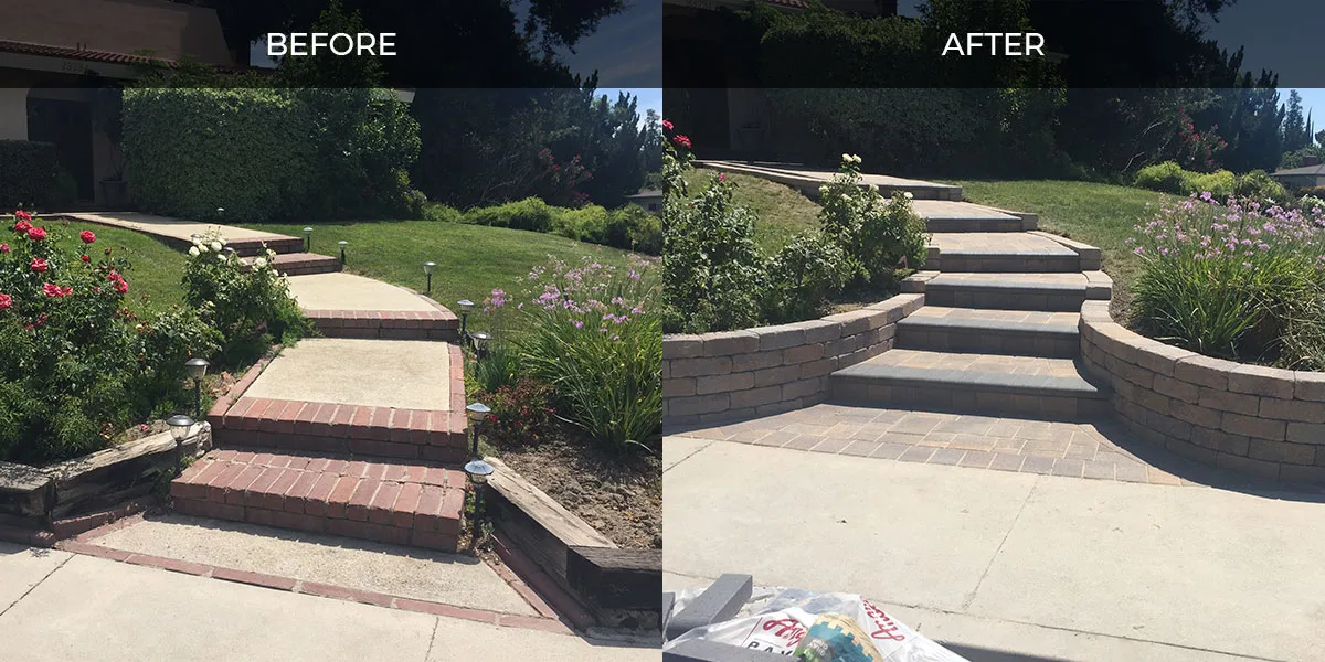 Elite L.A. Patios - Backyard Upgrades That Actually Boost Your Home’s Value - Before and After Landscape