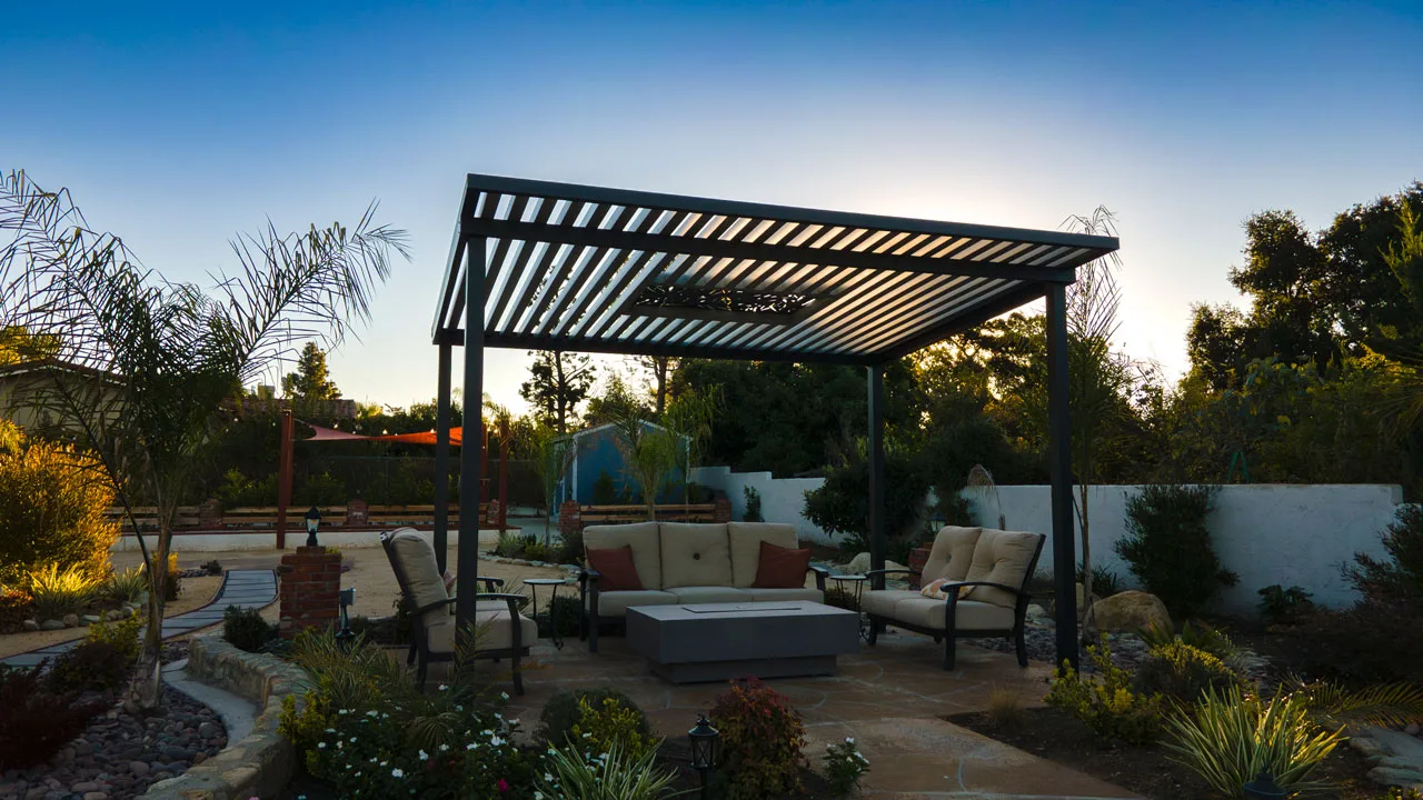 Elite L.A. Patios - Ultimate Guide to Hosting an Outdoor Dinner Party in LA - Garden Pergola