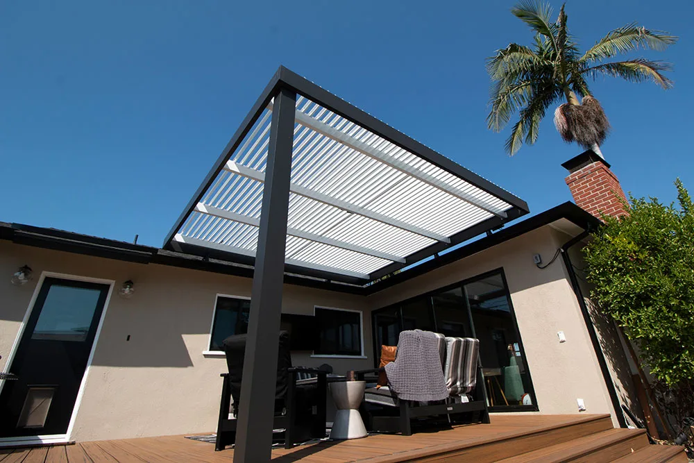 Elite L.A. Patios - Motorized Pergolas: The Future of Backyard Lounging - motorized pergolas