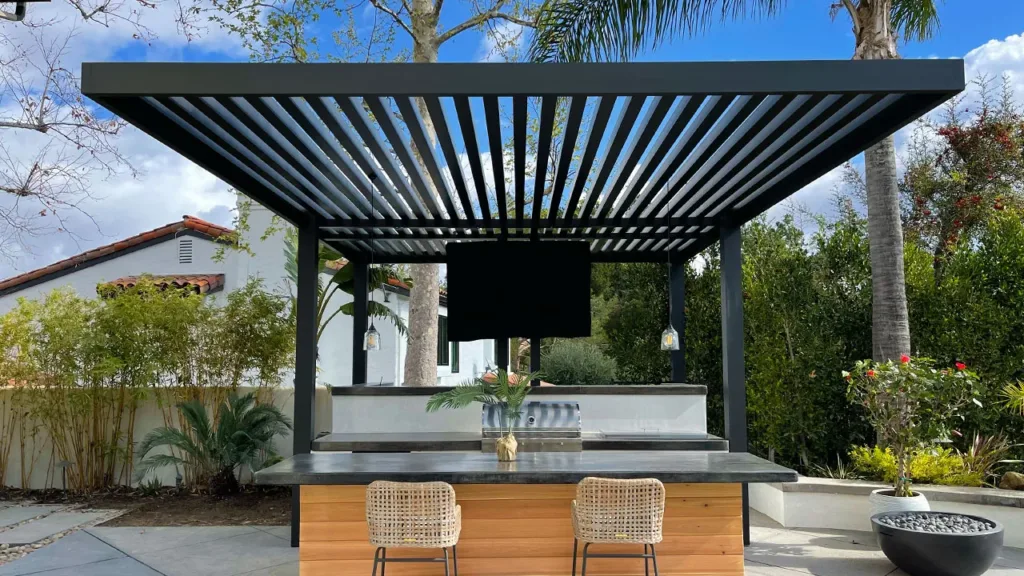 Elite L.A. Patios - Luxury Winter Patio Ideas for Resort-Style Comfort at Home - modern patio pergola backyard