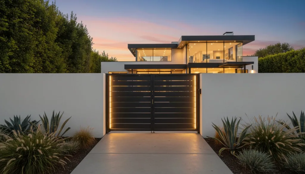 Modern Metal Fence Gate Designs: Elevating Los Angeles Estates in 2026