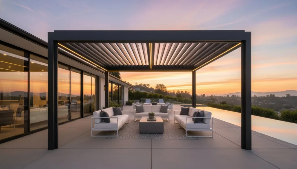 Luxury Pergola with Roof Designs in Los Angeles & SoCal: The 2026 Guide