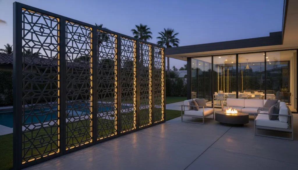 Decorative Metal Privacy Screens: Elevating Luxury Outdoor Living in 2026