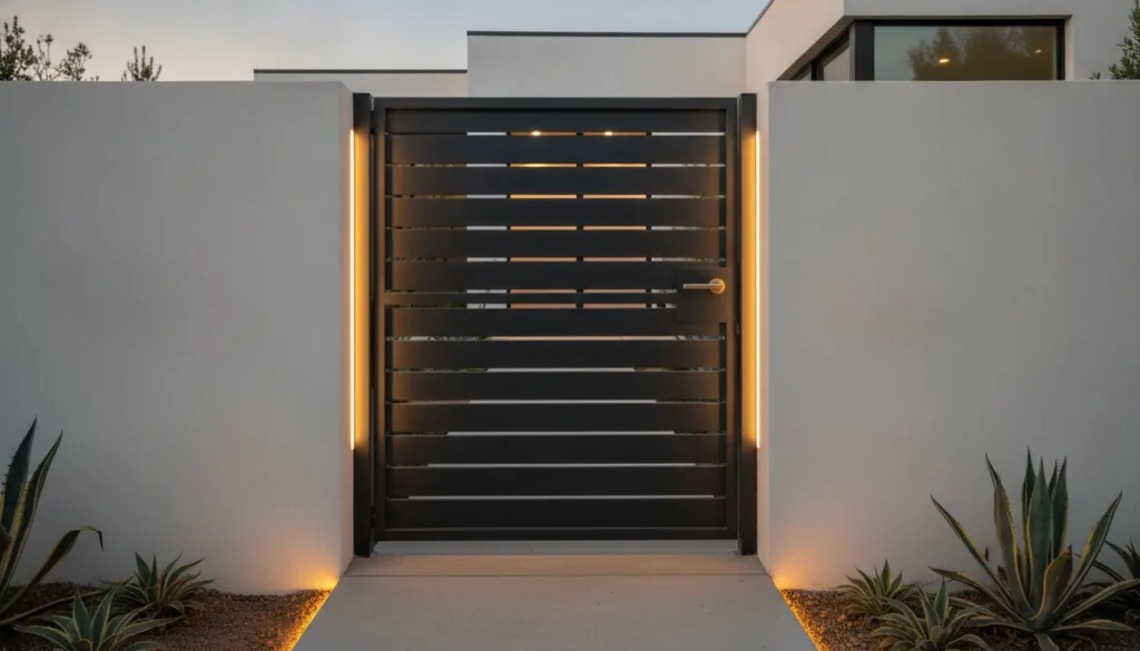Modern Aluminum Pedestrian Gate Los Angeles: Elevating Curb Appeal in 2026