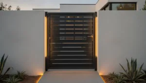 Modern Aluminum Pedestrian Gate Los Angeles: Elevating Curb Appeal in 2026