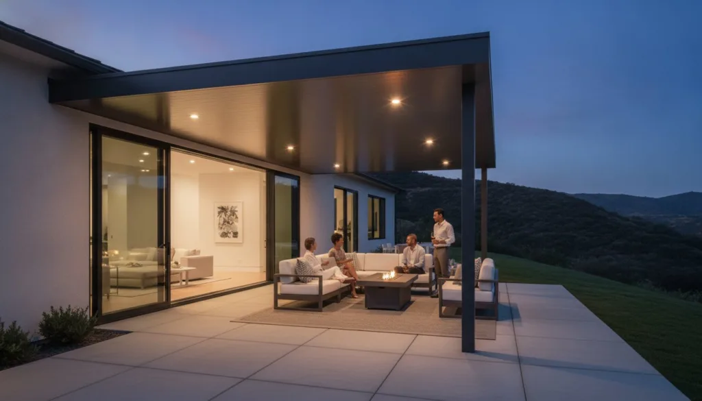 Aluminum Patio Cover with Integrated Lighting: The 2026 Luxury Design Guide