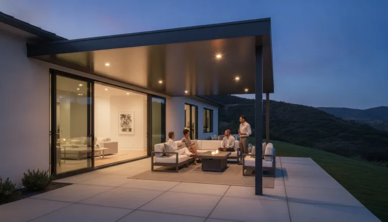 Aluminum Patio Cover with Integrated Lighting: The 2026 Luxury Design Guide