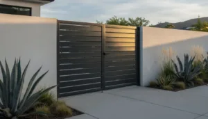 Premium Aluminum Side Yard Gate Designs for Modern Southern California Estates