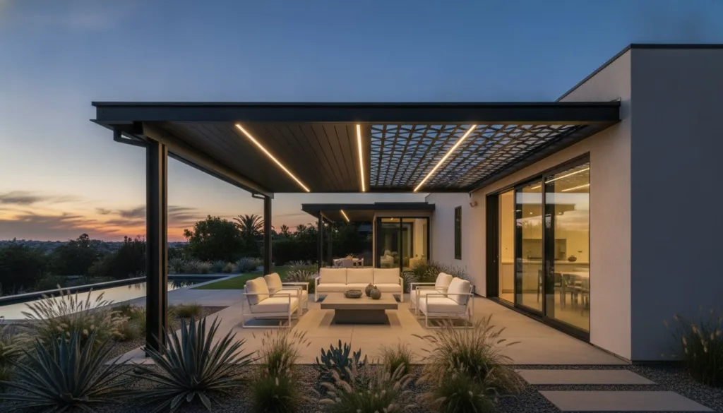 Solid vs. Lattice Patio Cover: Choosing the Ideal 4K Aluminum Structure for Your SoCal Home