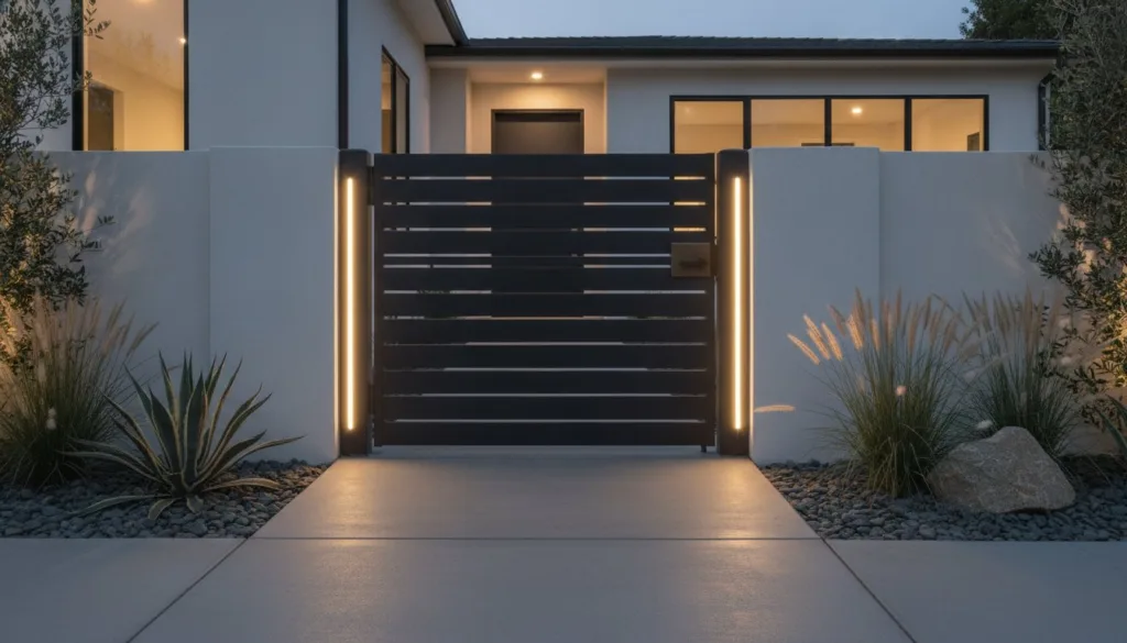 Aluminum Pedestrian Gates for Southern California Homes