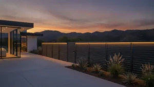 Aluminum Privacy Fencing for Southern California Estates