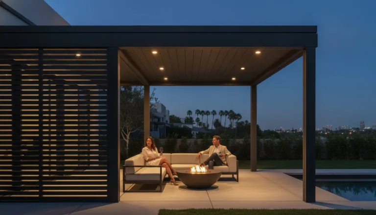 Luxury Aluminum Patio Covers with Privacy Walls in Los Angeles: The 2026 Design Guide