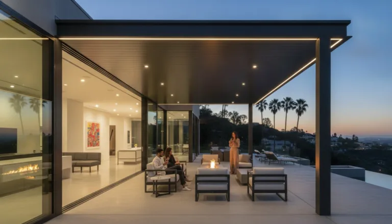 Premium Aluminum Patio Covers with Integrated Lighting in Los Angeles: The 2026 Luxury Guide