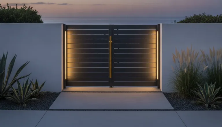Custom Pedestrian Gate in Santa Monica: The 2026 Guide to Luxury 4K Aluminum Entryways