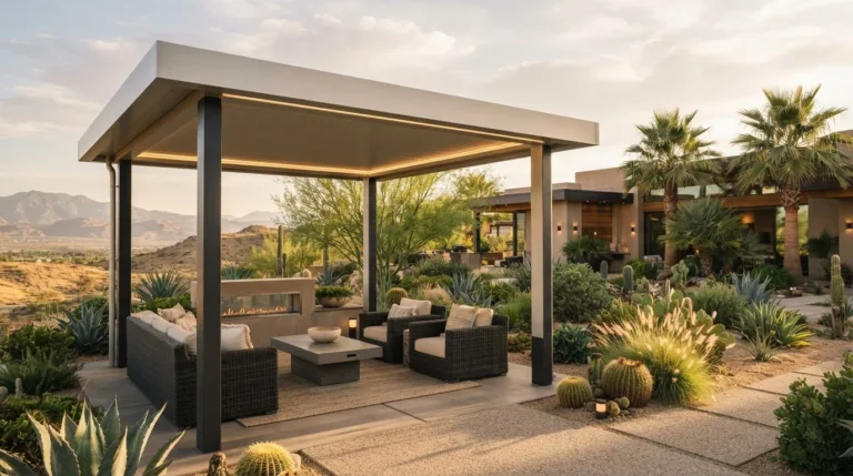 4 ways shade structures create cooler desert landscape zones
