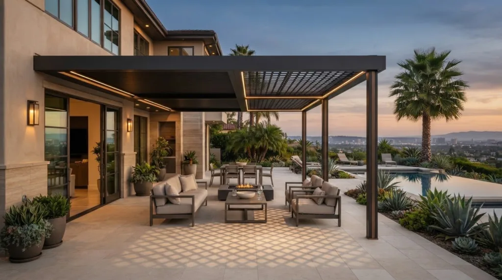 Aluminum Patio Cover Sun Protection for SoCal Homes