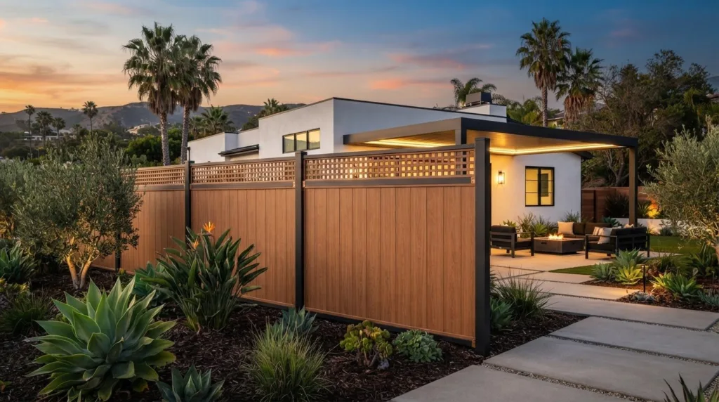Low maintenance fence options for lasting privacy and style