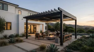 Metal Pergolas: A California Homeowner’s Guide to Materials, Roofs, and Custom Design